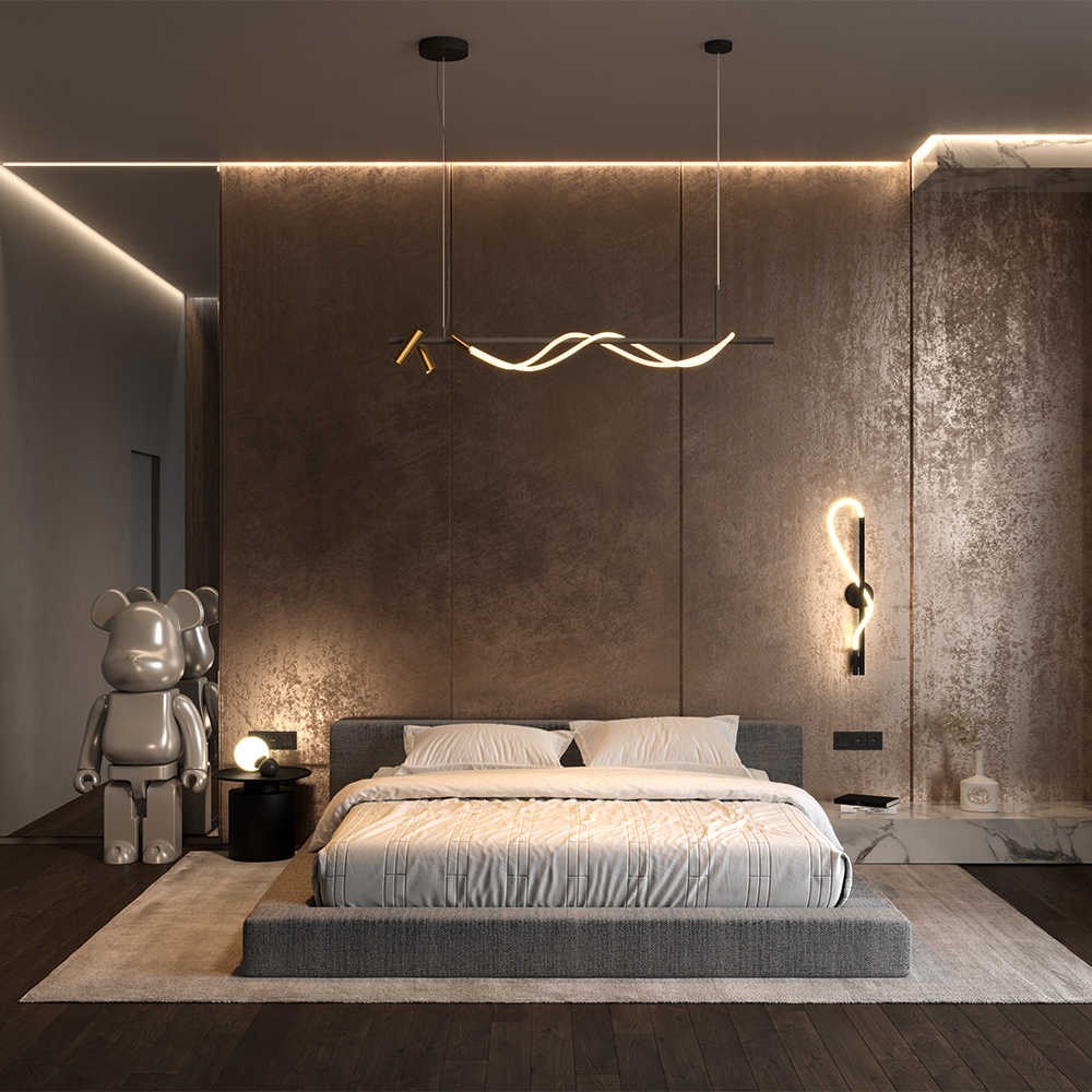 картинка Подвесной светильник Maytoni MOD166PL-L30GB3K