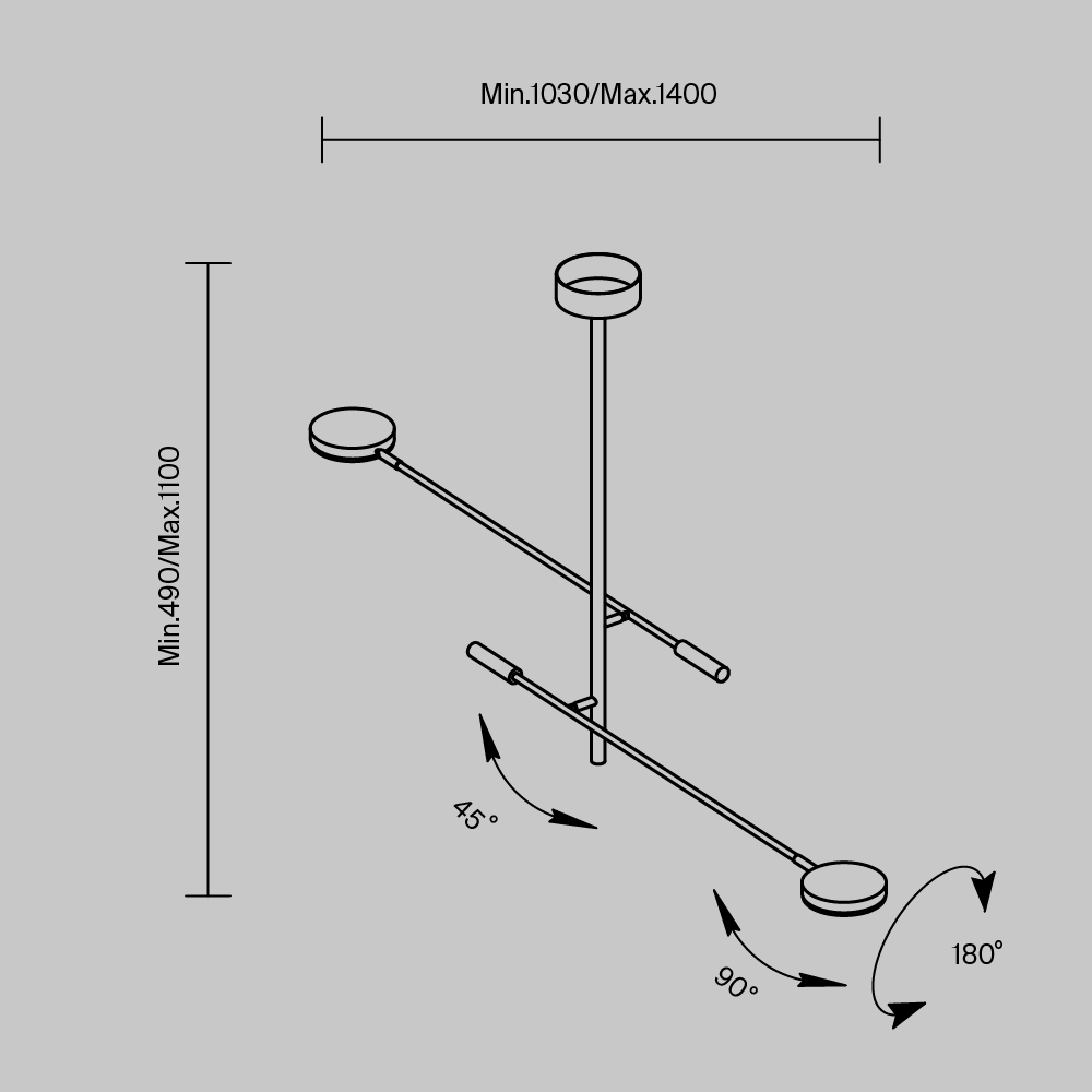 картинка Потолочный светильник Maytoni MOD070CL-L15W3K1