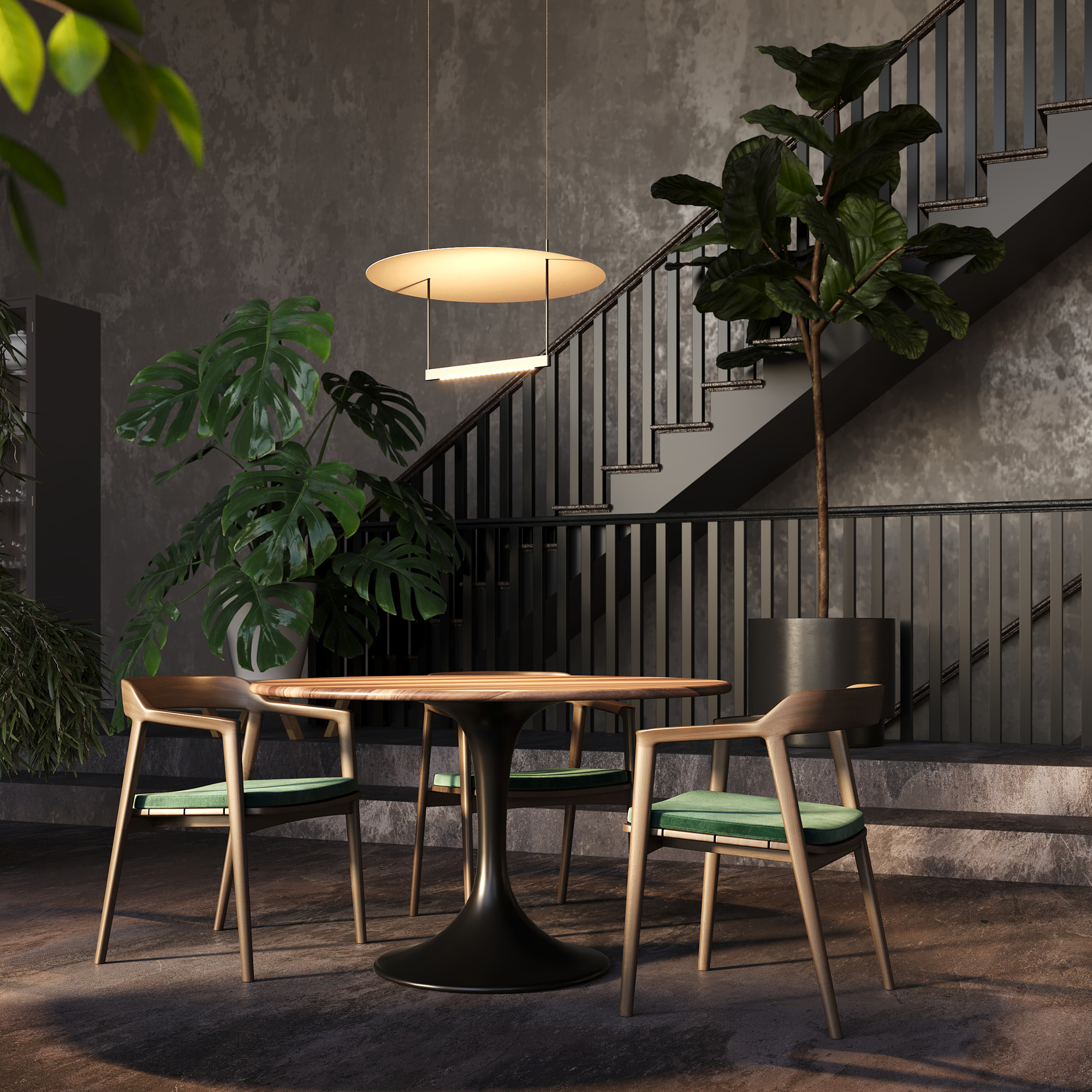 картинка Подвесной светильник Maytoni MOD280PL-L30B3K1