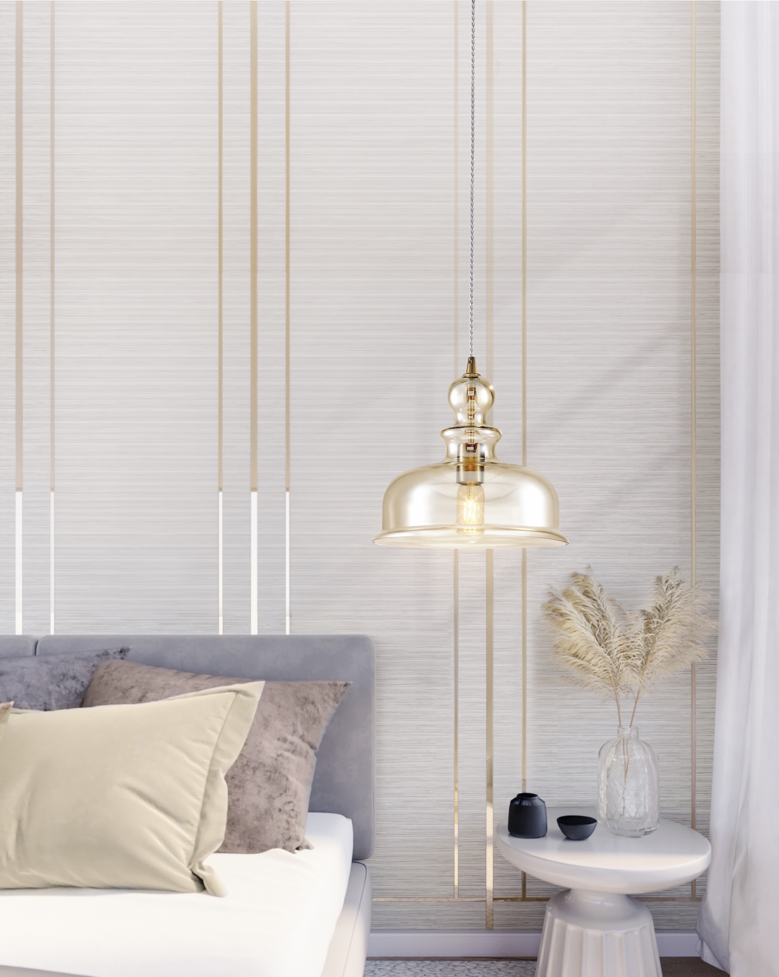 картинка Подвесной светильник Maytoni P001PL-01BZ