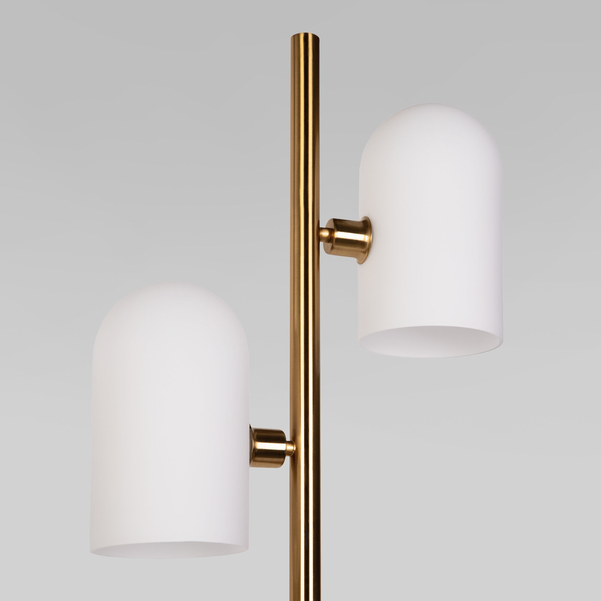 картинка Напольный светильник со стеклянным плафоном 01164/2 латунь