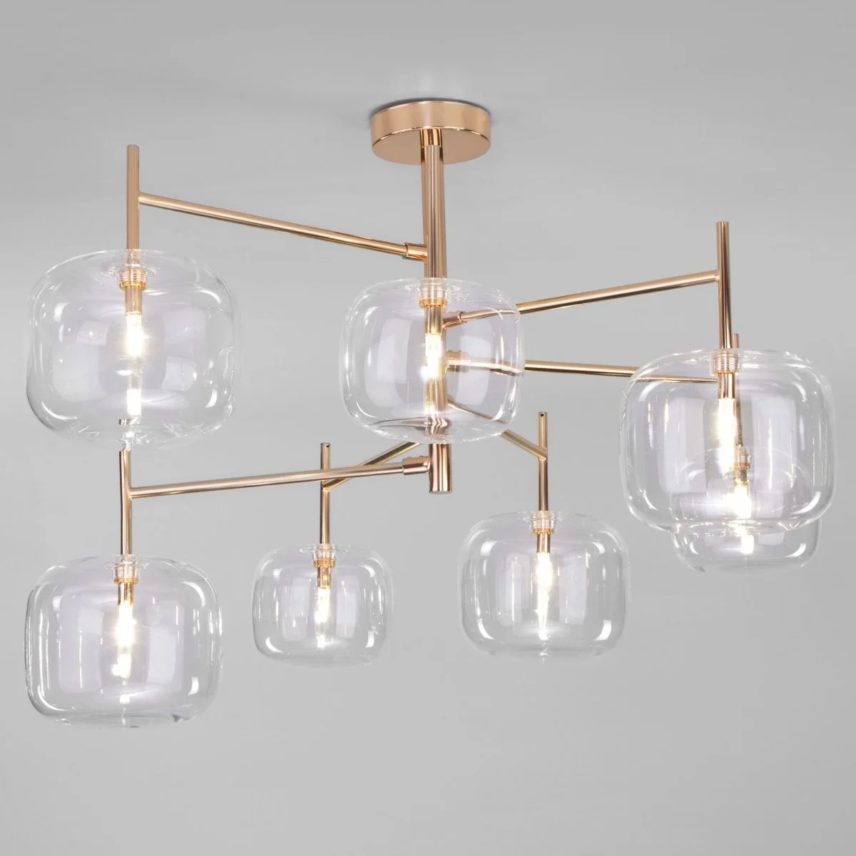 картинка Потолочная люстра в стиле лофт 70128/7 золото