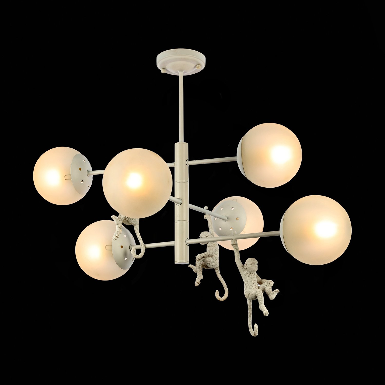 картинка SLE115103-06 Светильник потолочный Белый/Белый E14 6*60W