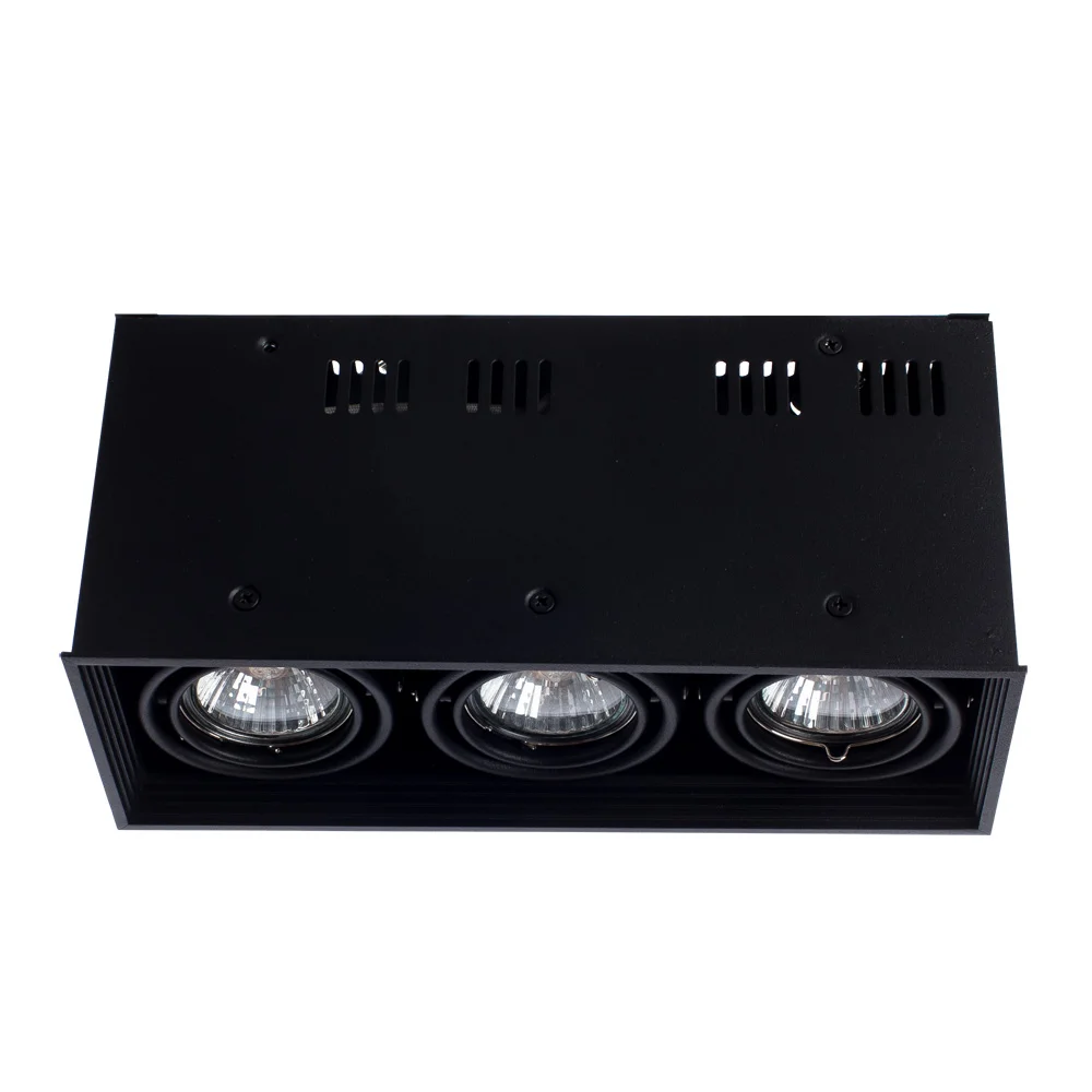 картинка Точечный накладной светильник Arte Lamp CARDANI PICCOLO A5942PL-3BK