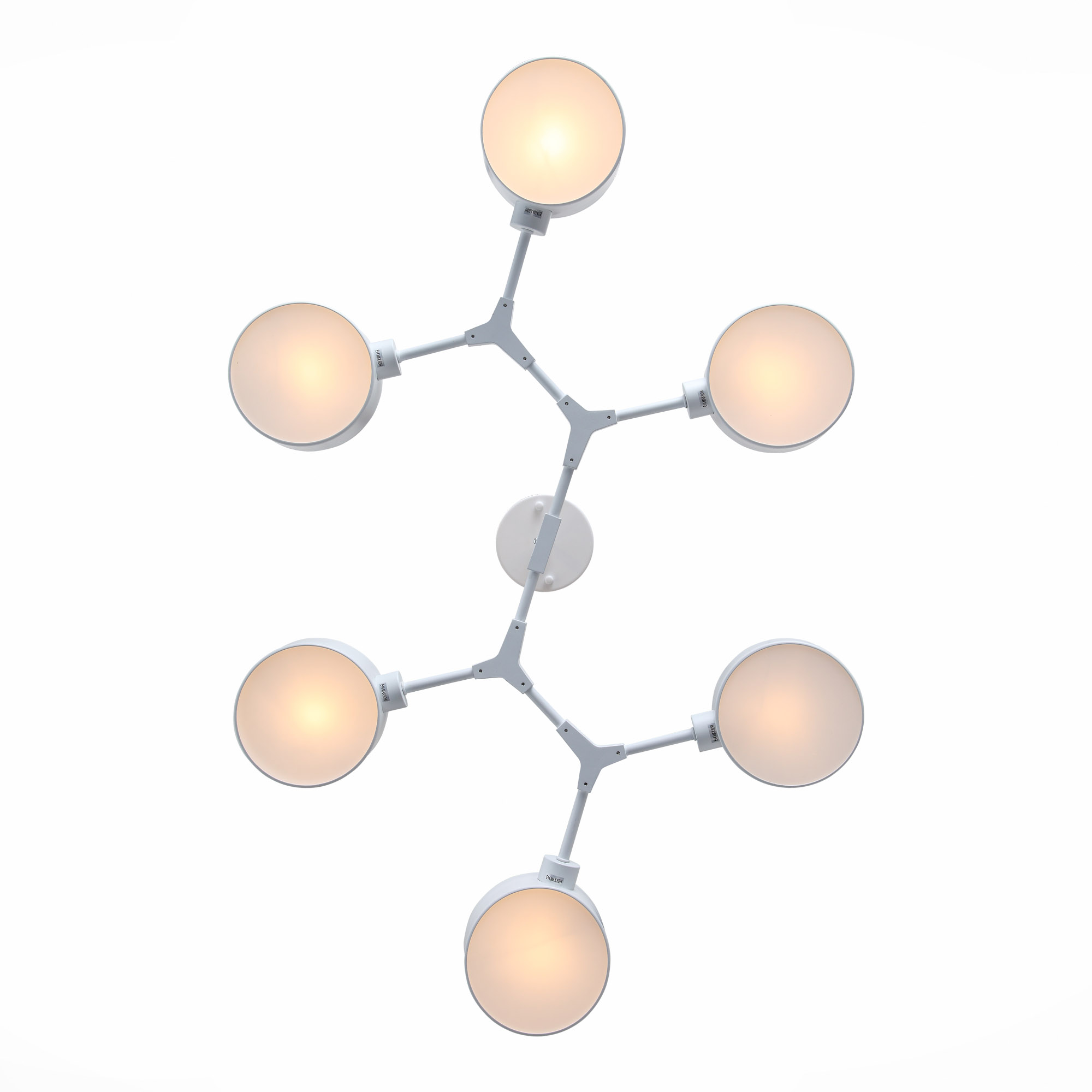 картинка SLE183502-06 Светильник потолочный Белый/Белый E14 6*60W