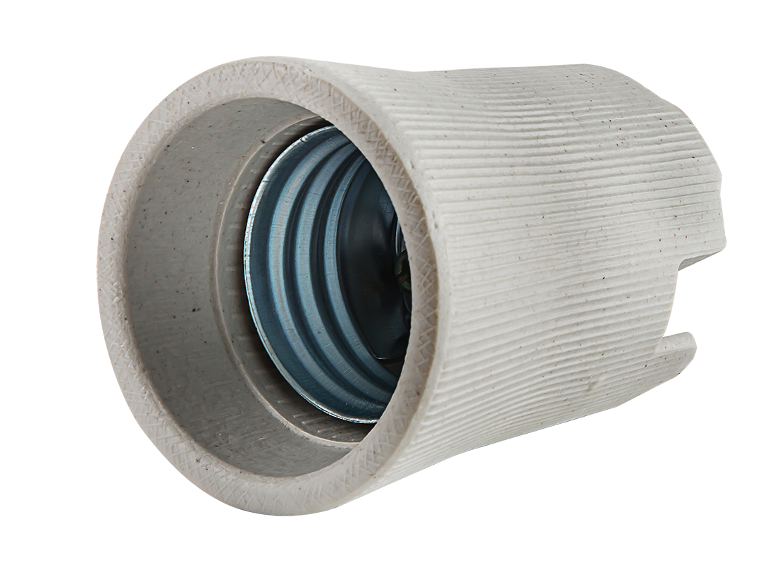 картинка Патрон Е27 Д-002 керамический накладной IN HOME