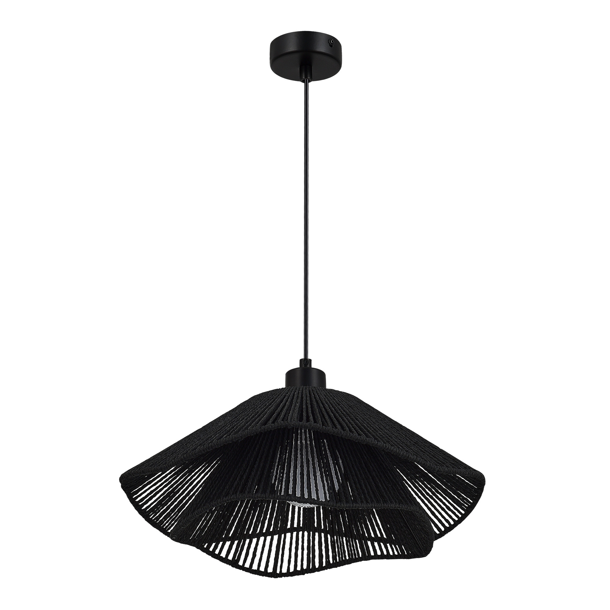 картинка SLE6023-403-01 Светильник подвесной черный/черный E27 1*40W