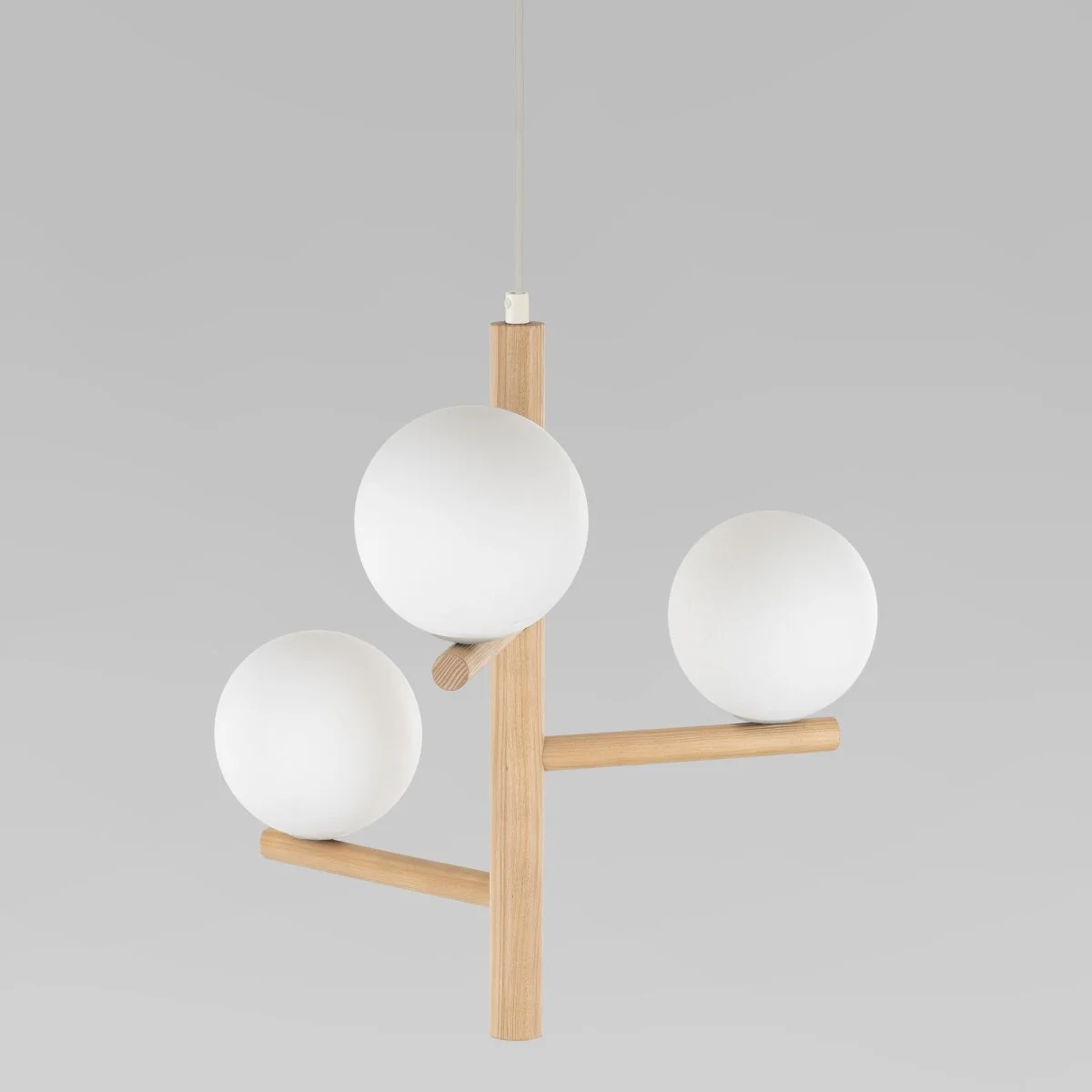 картинка Подвесной светильник со стеклянными плафонами 6799 Estera Wood