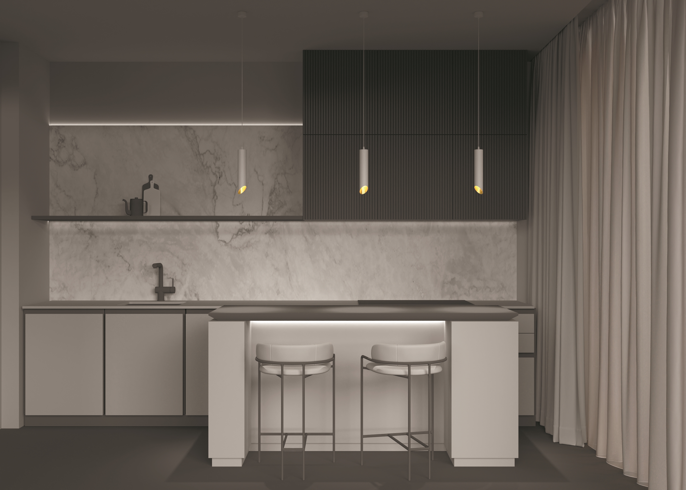 картинка Подвесной светильник Technical P044PL-01-40GU10-W