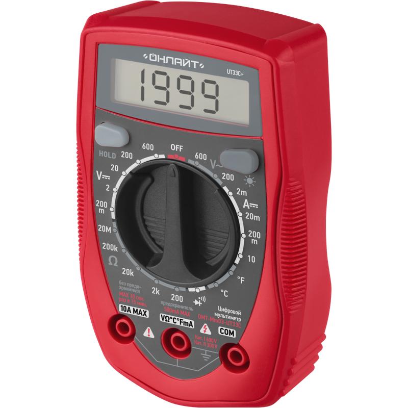картинка Мультиметр 90 230 OMT-Mm03-UT33C (UT33C+) ОНЛАЙТ 90230