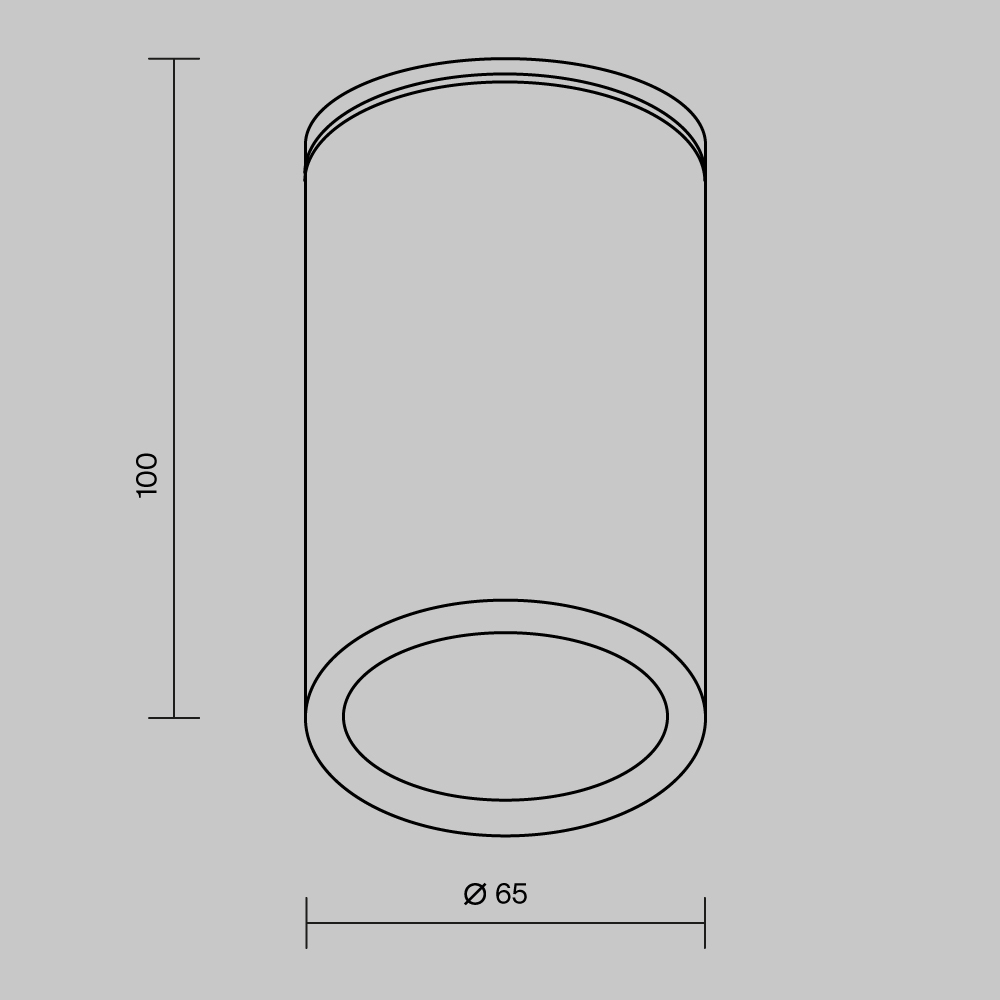 картинка Потолочный светильник Outdoor O307CL-01B