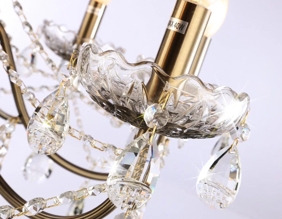 картинка Подвесная классическая люстра с хрусталем TR4950