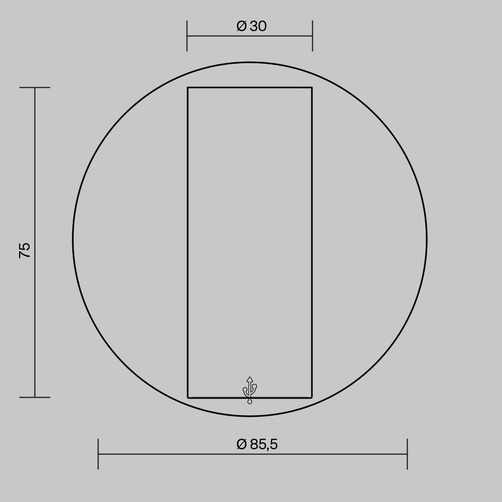 картинка Настенный светильник (бра) Technical C081WL-L3WBS3K