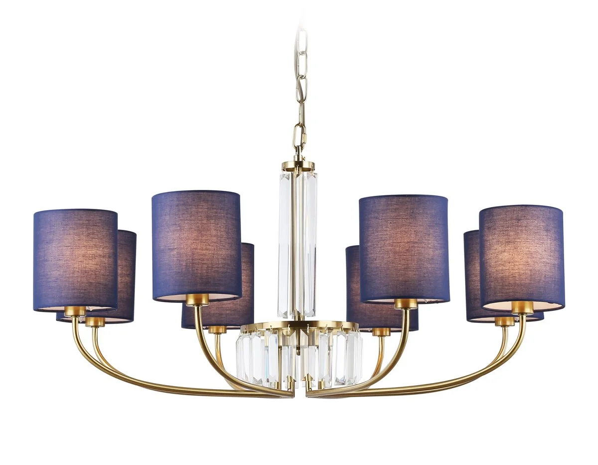 картинка Подвесная люстра с абажурами и хрусталем LH71273