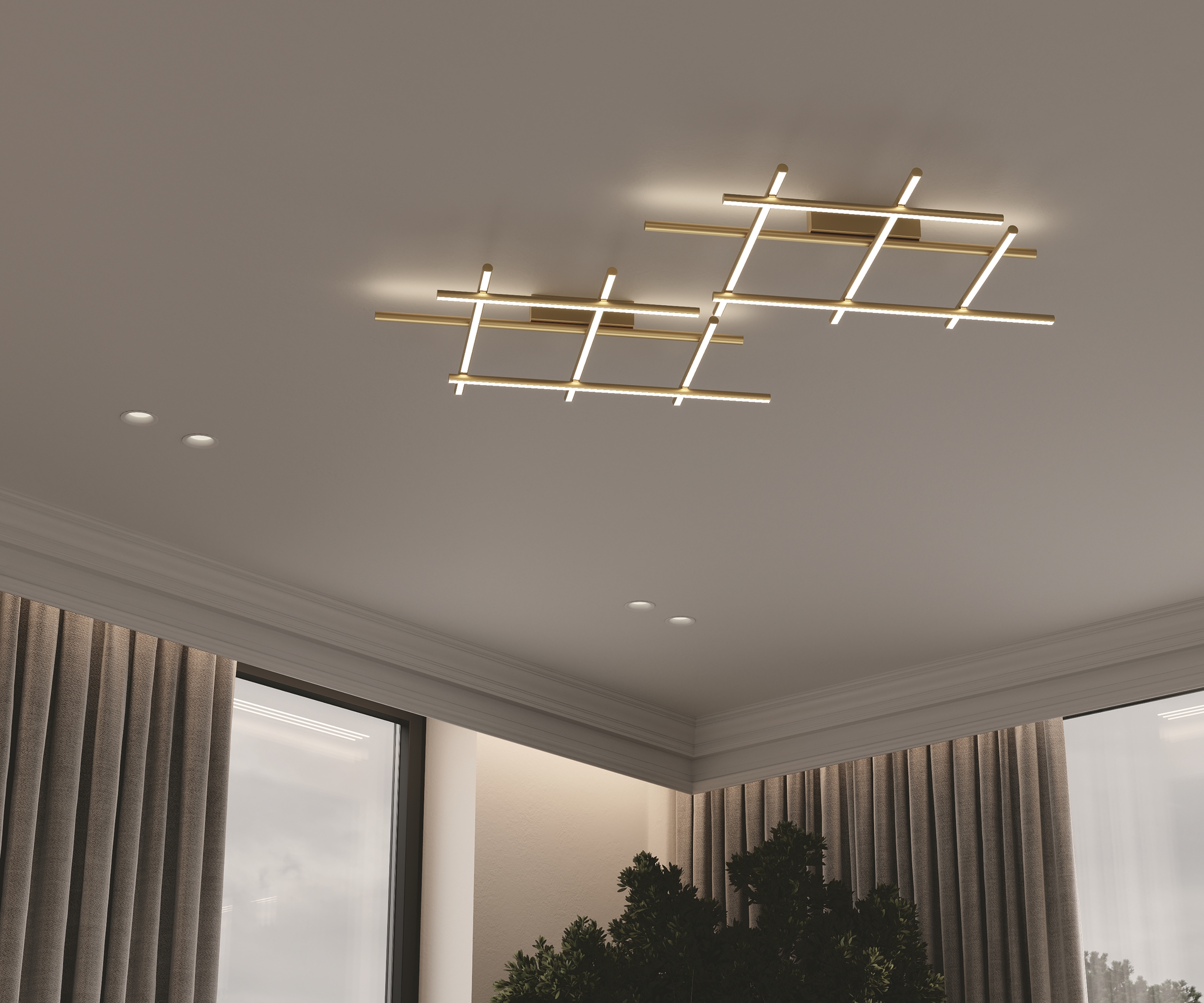 картинка Потолочный светильник Maytoni MOD278CL-L50G3K