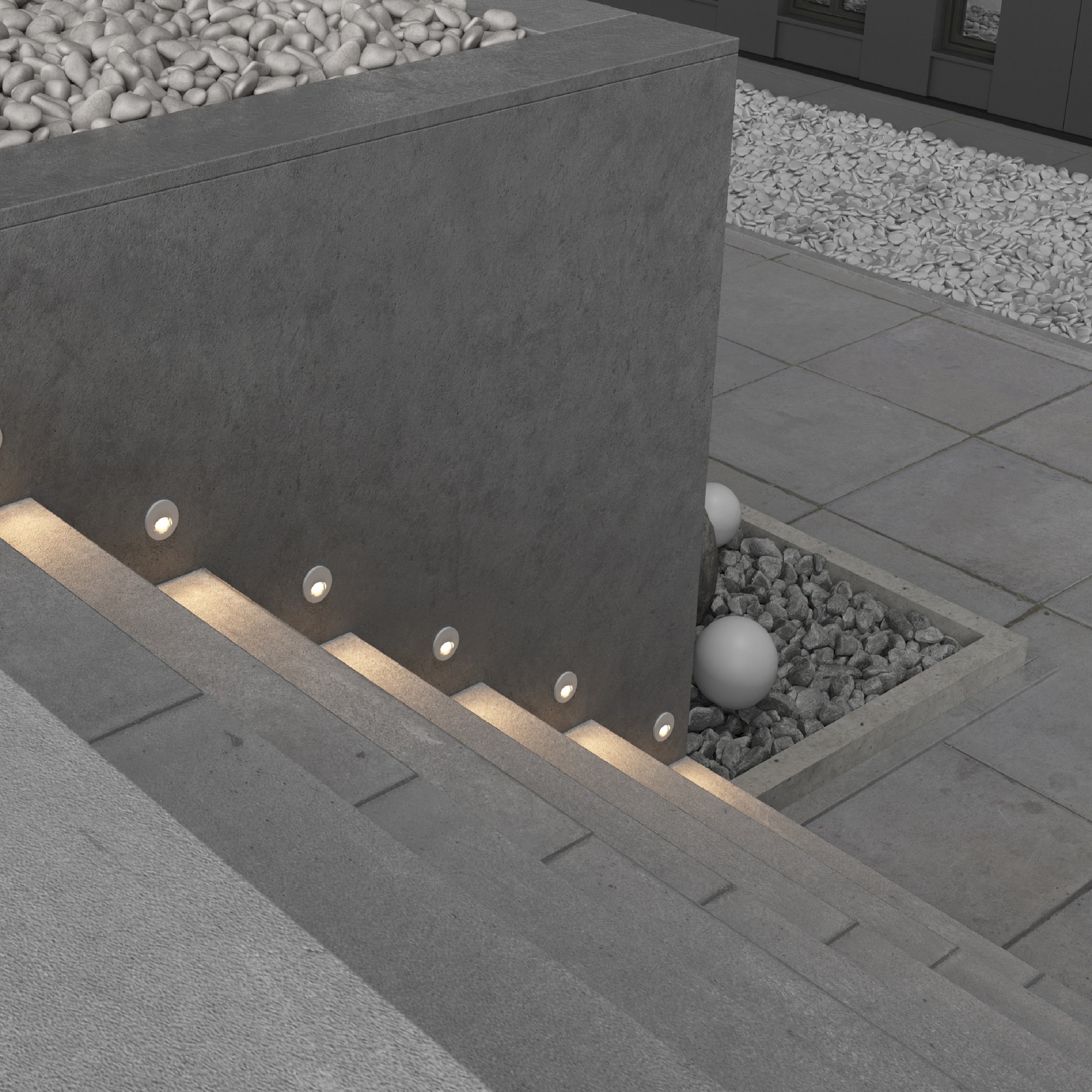 картинка Подсветка для лестниц Outdoor O015SL-L3W3K