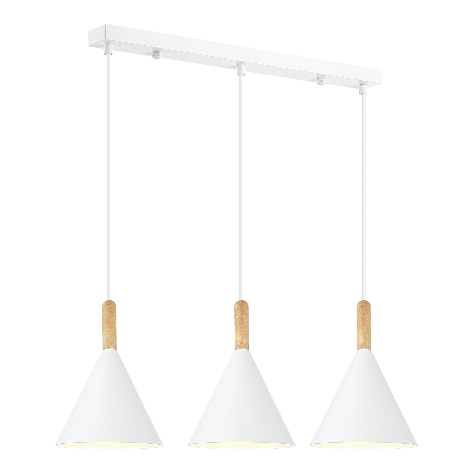 картинка SLE1255-503-03 Светильник подвесной Белый/Белый E27 3*40W