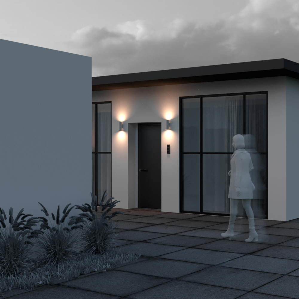 картинка Настенный светильник (бра) Outdoor O303WL-L24W3K