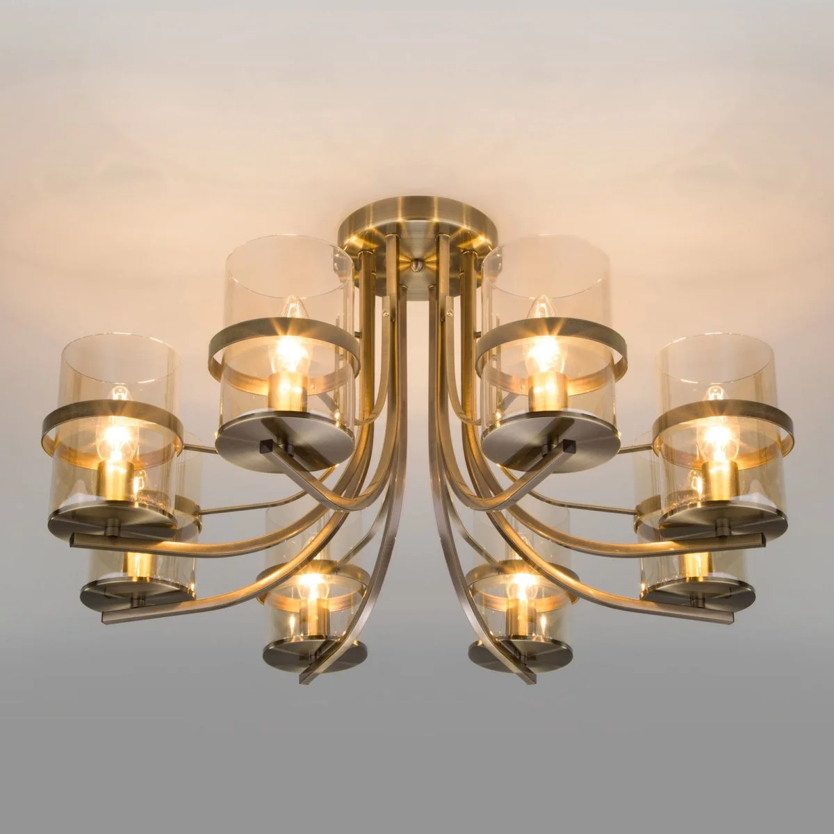 картинка Потолочная люстра со стеклянными плафонами 60085/8