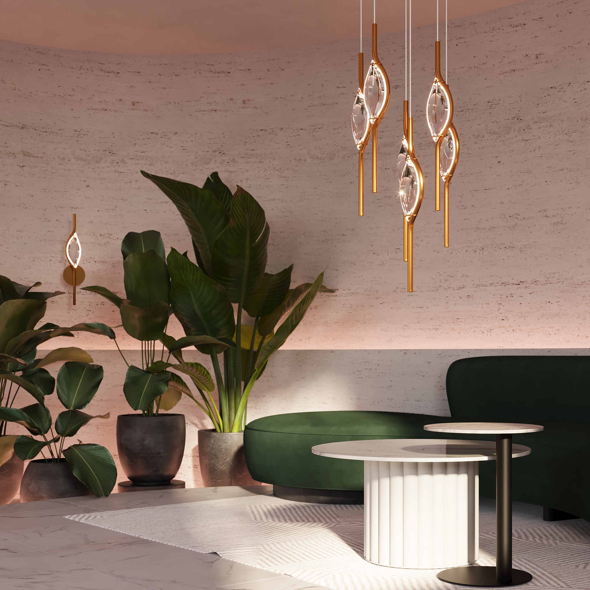 картинка Настенный светильник (бра) Maytoni MOD347WL-L8BS3K