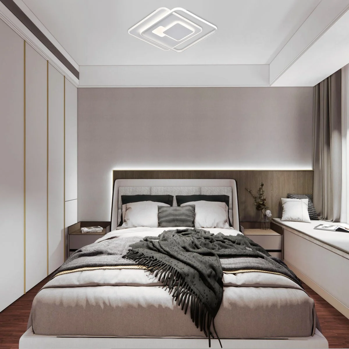 картинка Потолочный светодиодный светильник 90255/1 белый