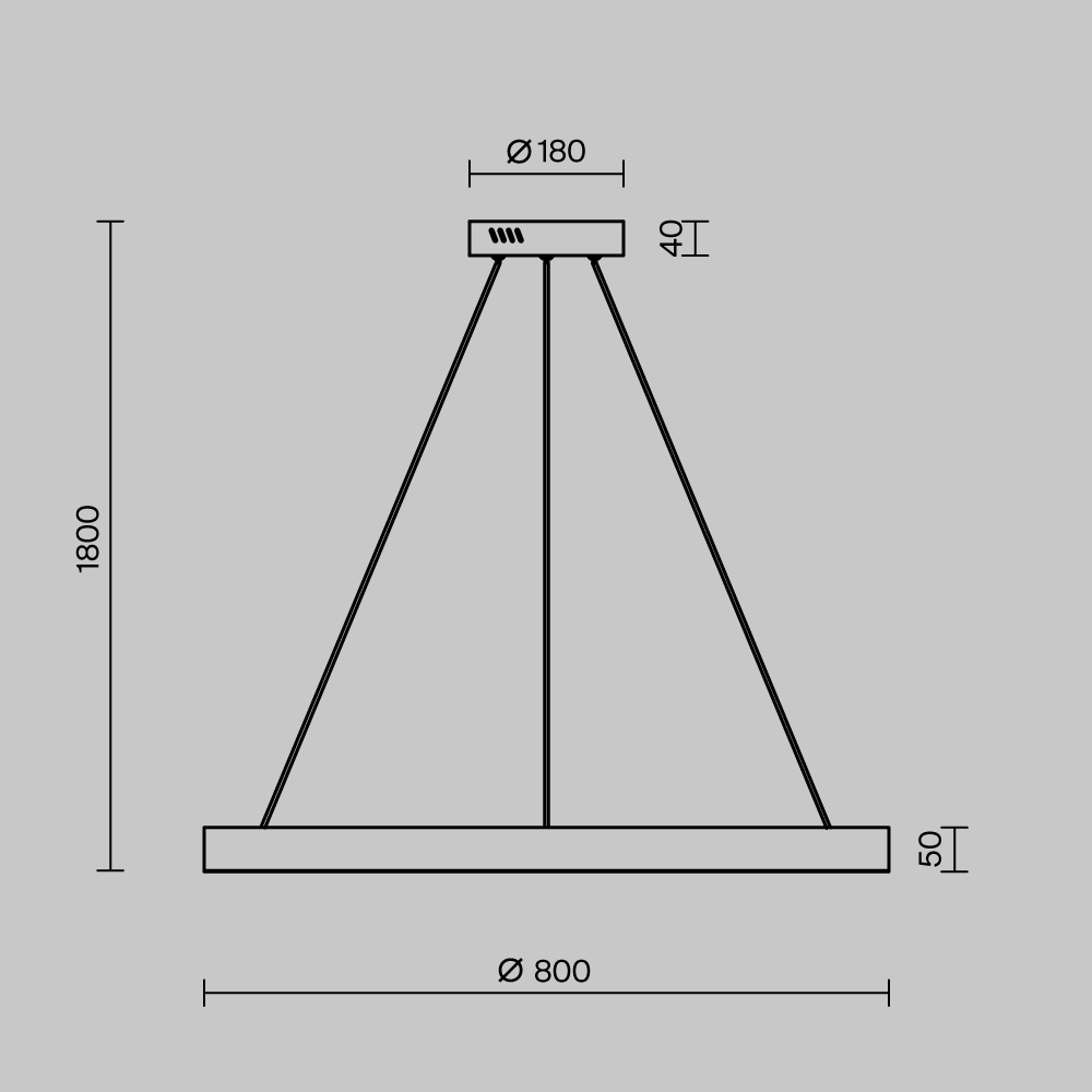 картинка Подвесной светильник Maytoni MOD415PL-L60BS4K