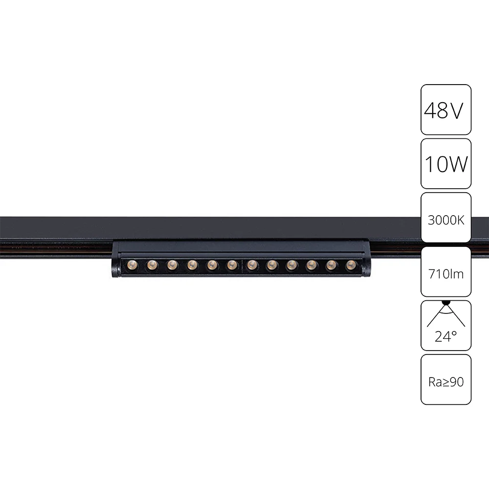 картинка Магнитный трековый светильник Arte Lamp OPTIMA A7288PL-1BK