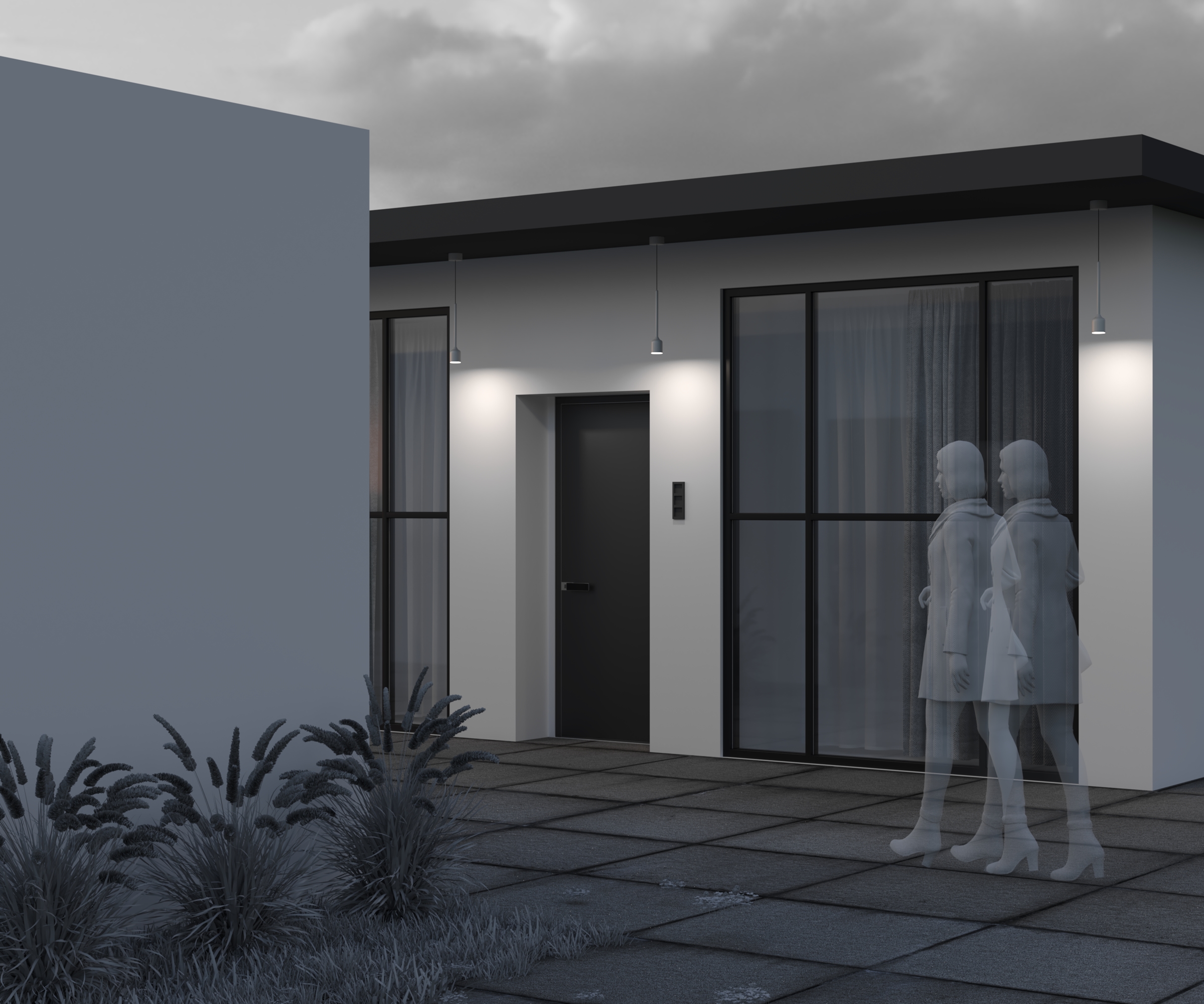 картинка Подвесной светильник Outdoor O491PL-L8W3K