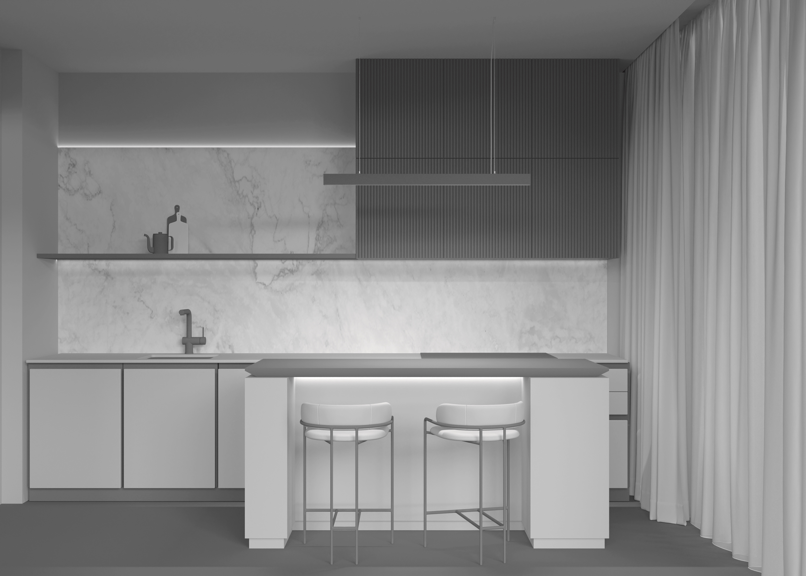 картинка Подвесной светильник Technical P051PL-L40B4K