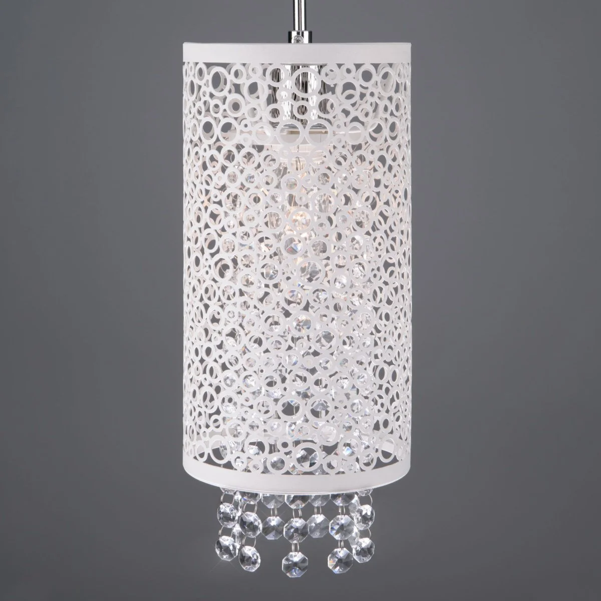 картинка Подвесной светильник с хрусталем 1181/1 хром