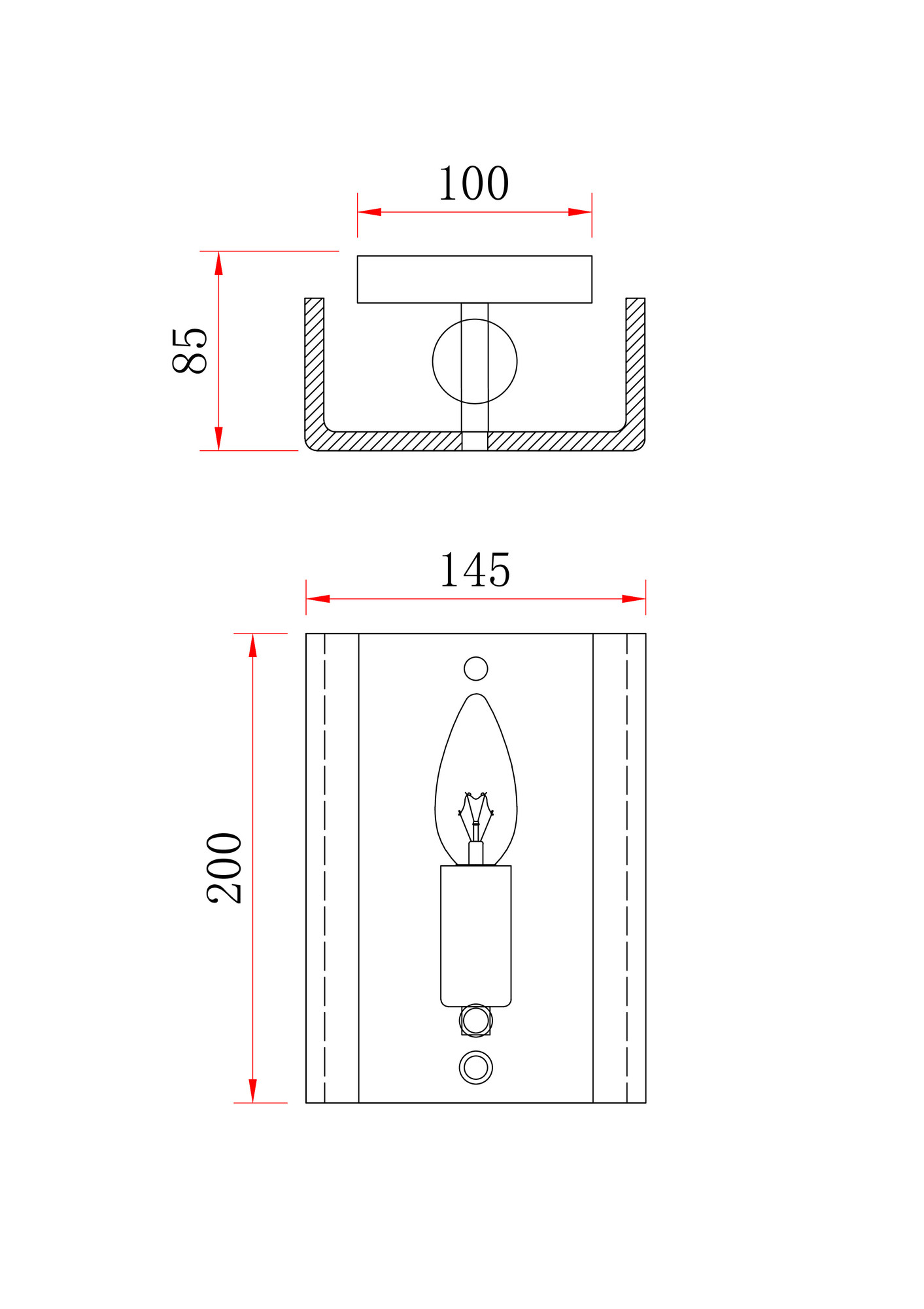 картинка Настенный светильник (бра) Freya FR5190WL-01BS2