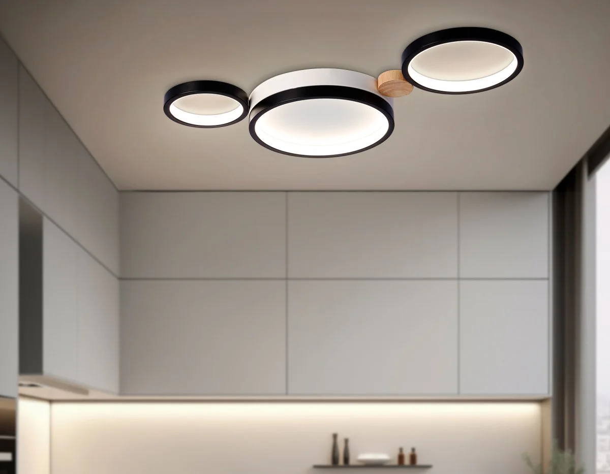 картинка Настенно-потолочный светодиодный светильник с пультом