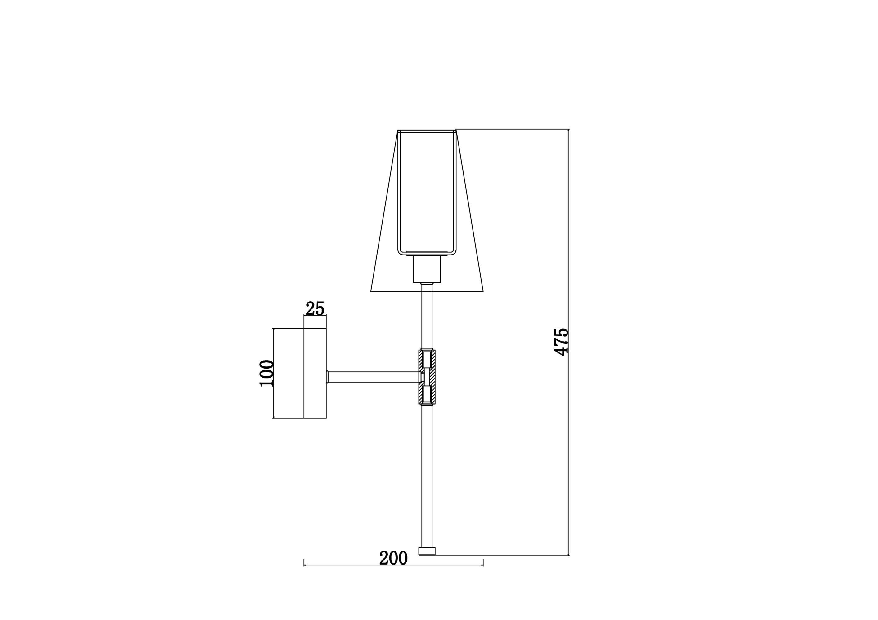 картинка Настенный светильник (бра) Freya FR5196WL-01BBS