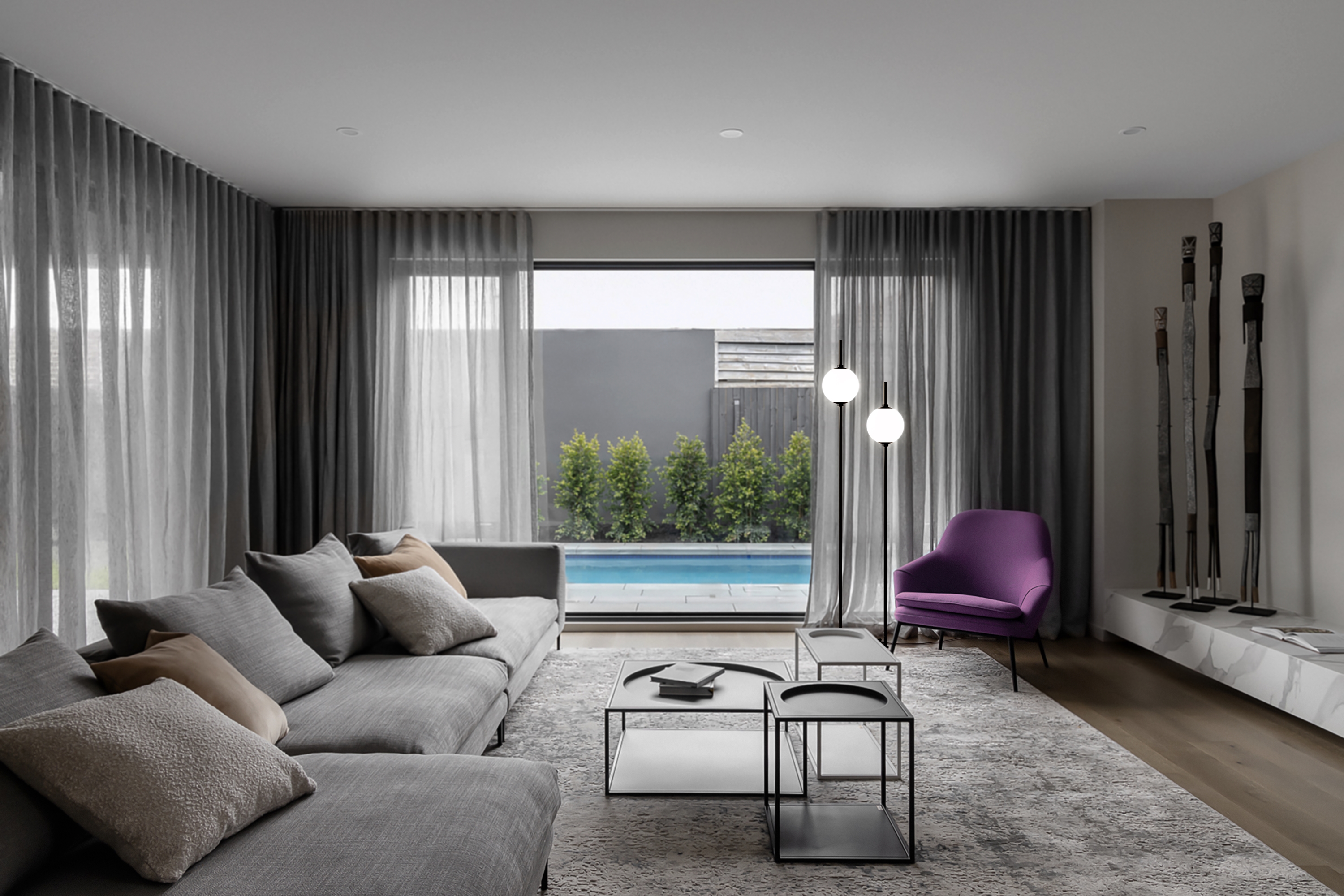 картинка Напольный светильник (торшер) Maytoni Z020FL-L12BK