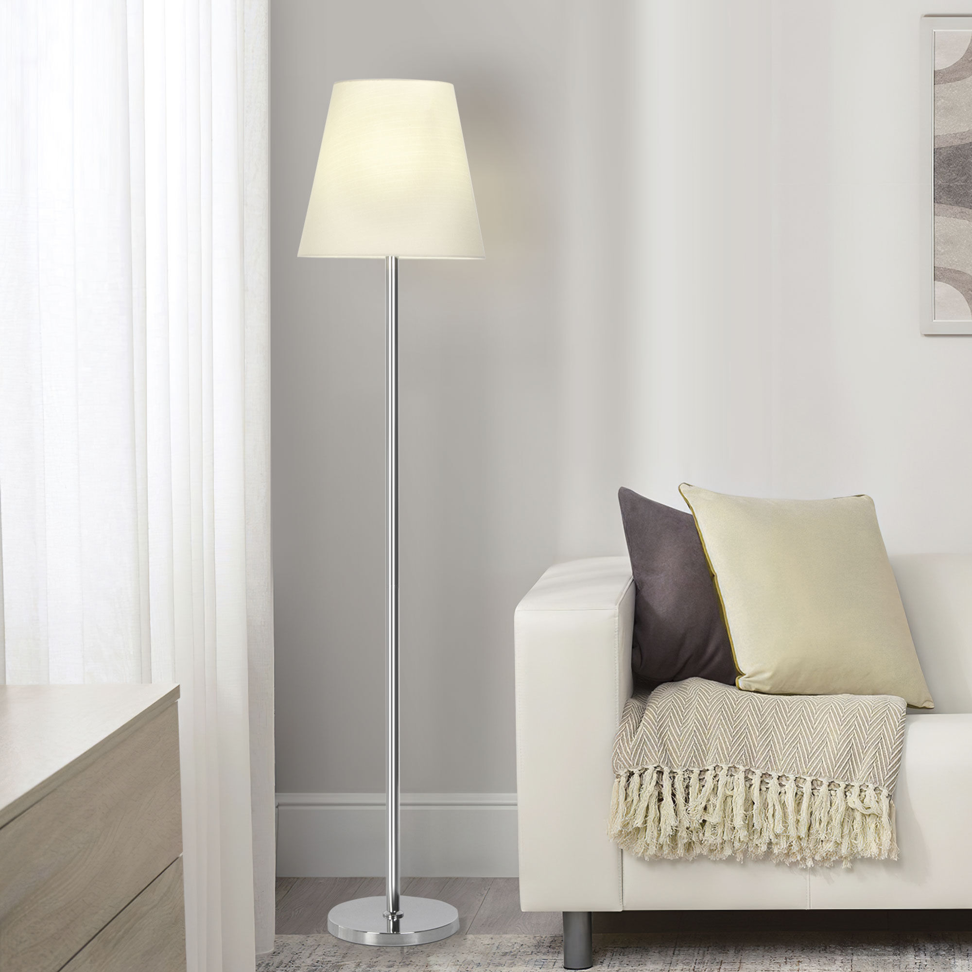 картинка Напольный светильник 01166/1 хром