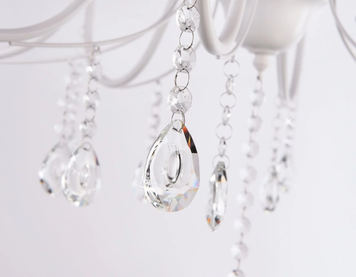 картинка Подвесная люстра с абажуром и хрусталем TR4605