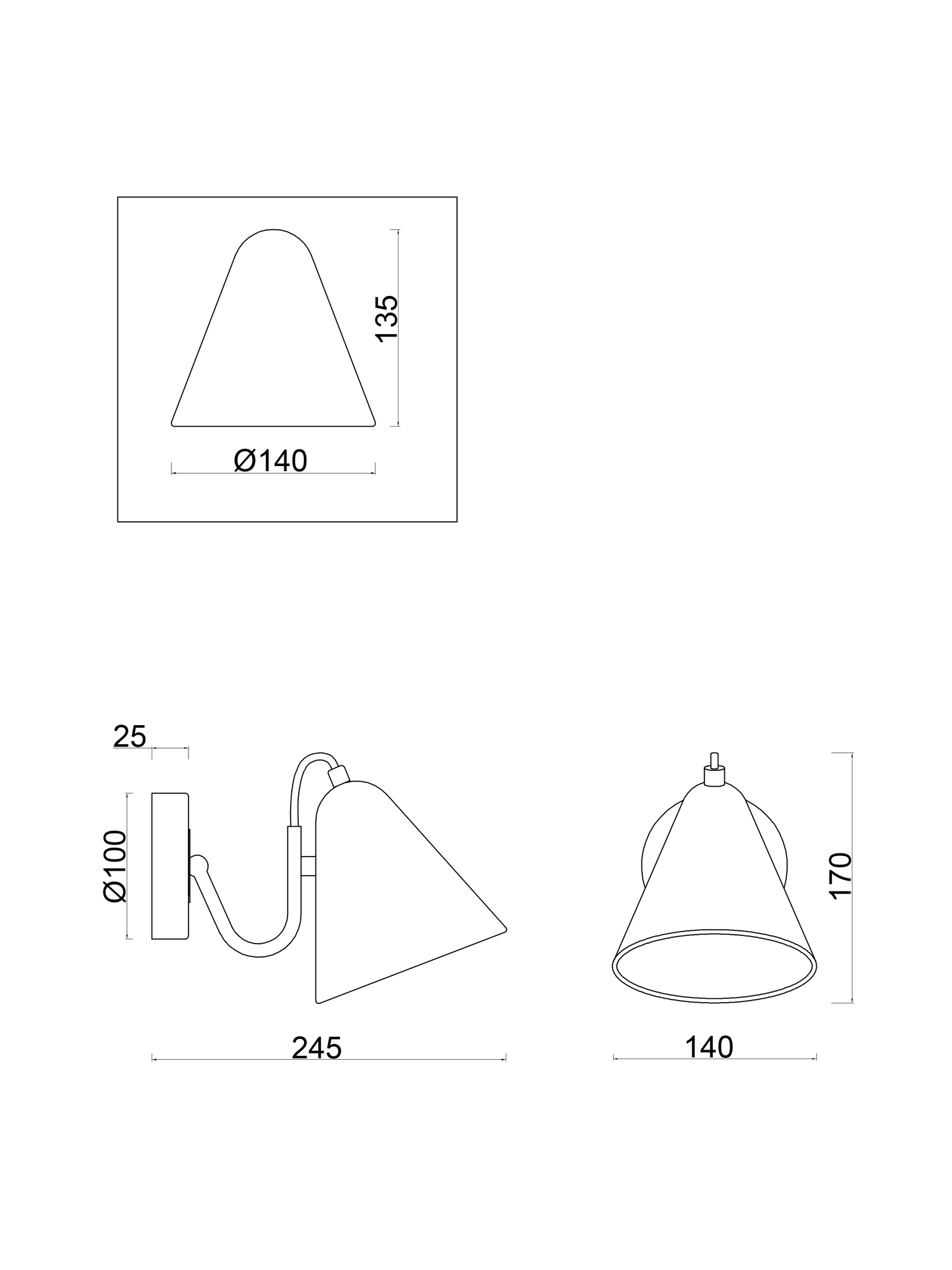 картинка Настенный светильник (бра) Freya FR8001WL-01WG