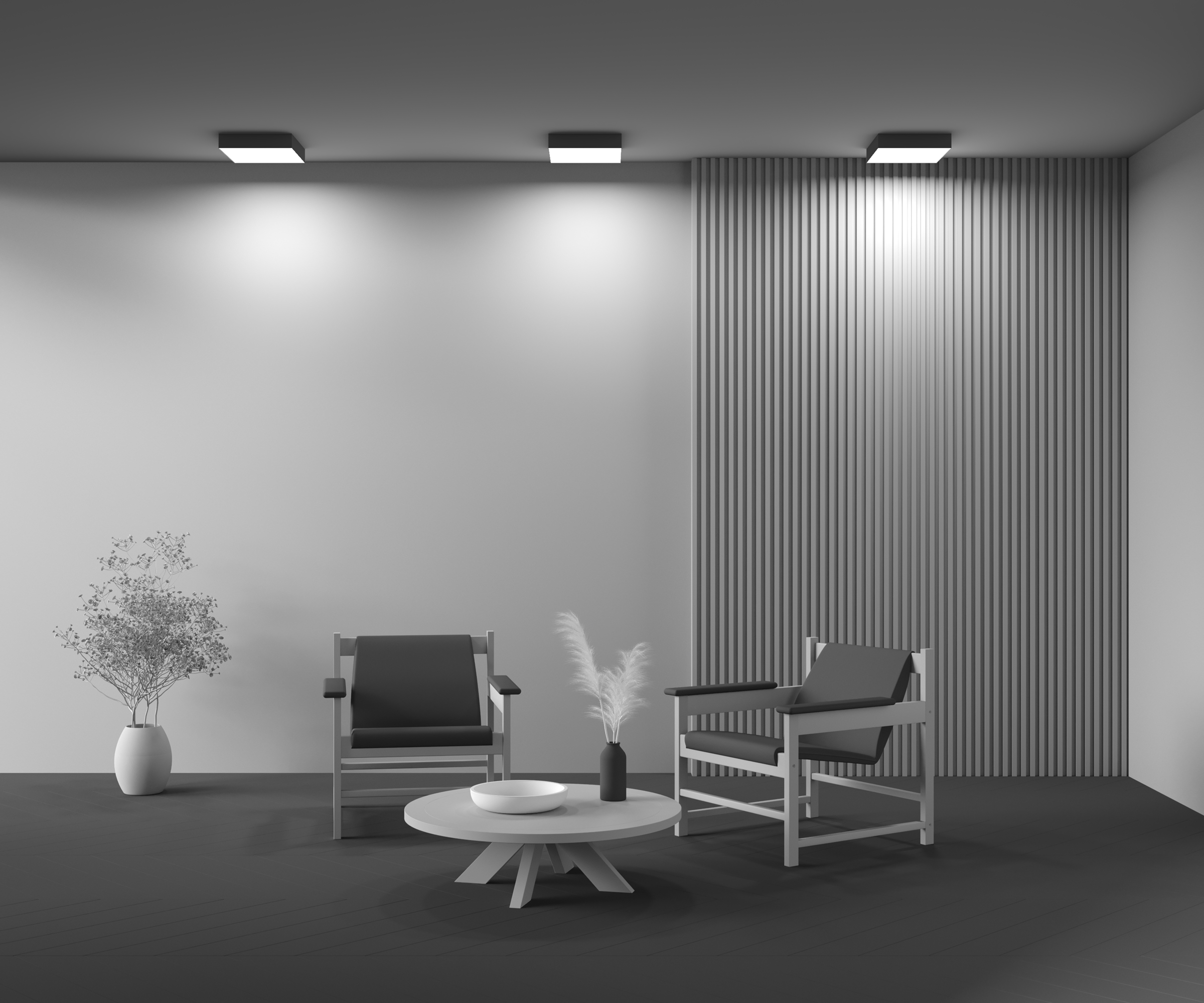 картинка Потолочный светильник Technical C032CL-36W3K-SQ-B