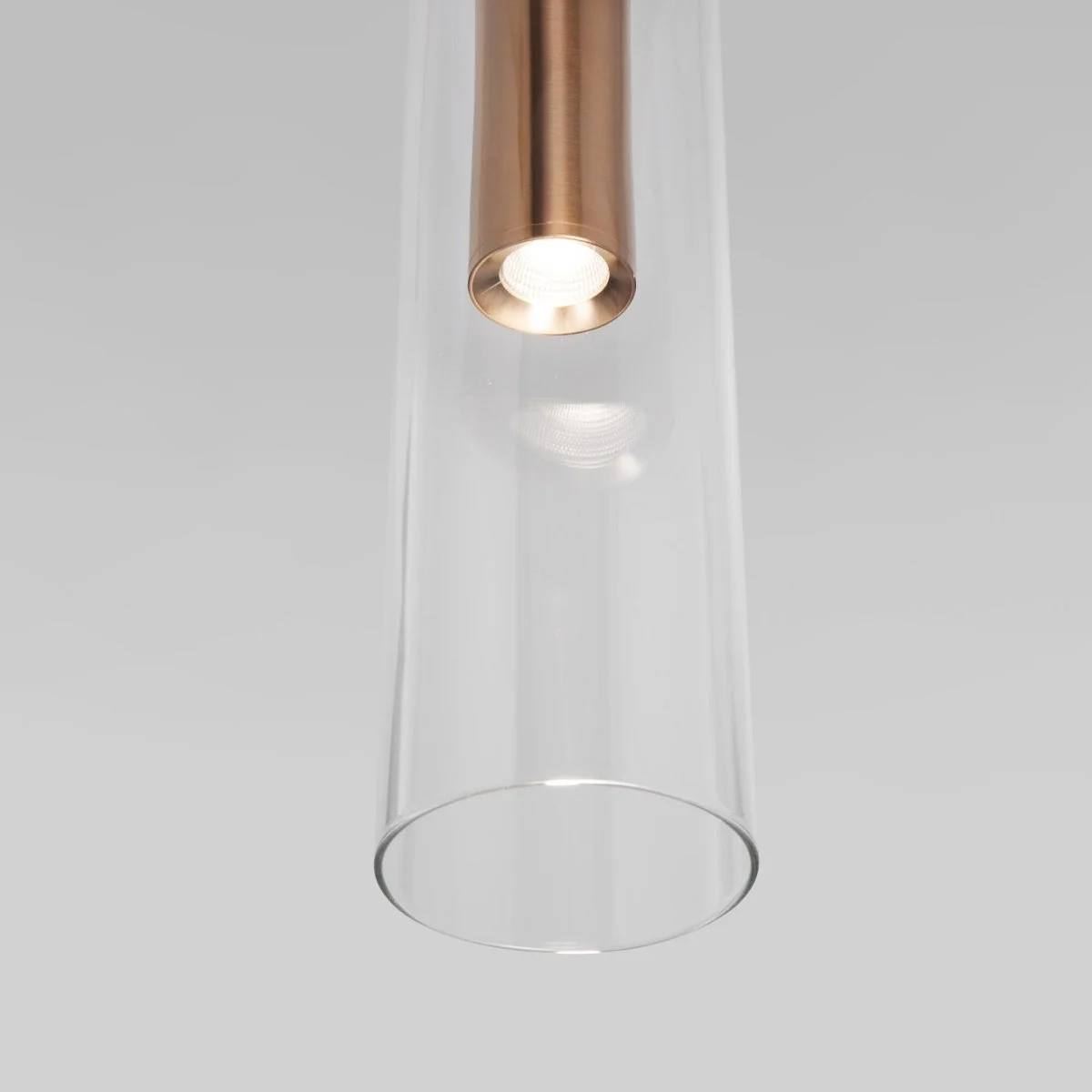 картинка Подвесной светильник LED со стеклянным плафоном 50253/1 LED латунь