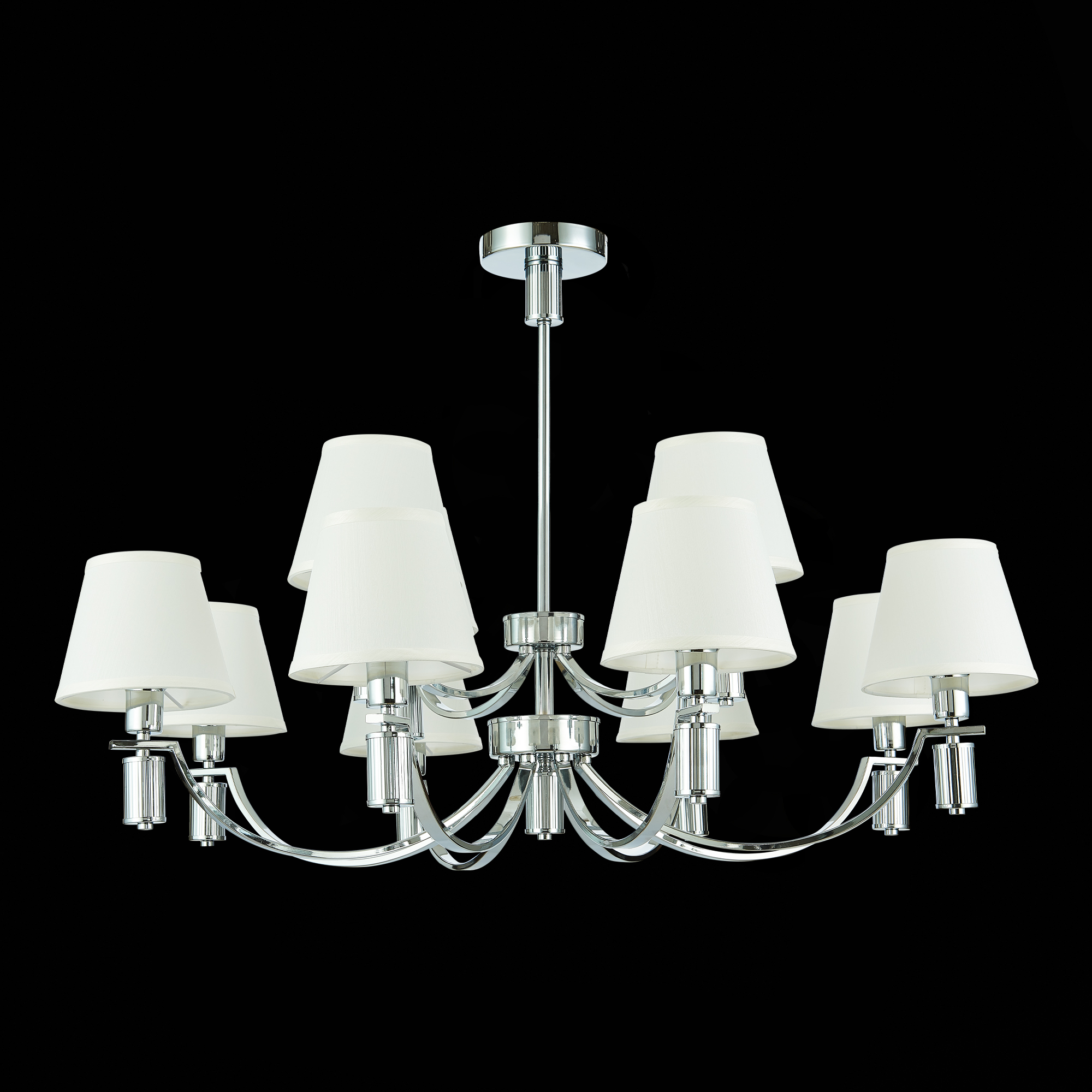 картинка SLE111303-12 Светильник подвесной Хром/Белый E14 12*40W