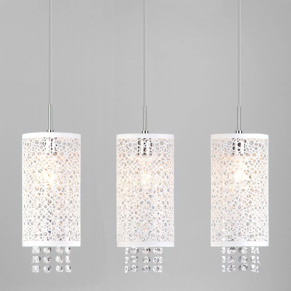 картинка Подвесной светильник с хрусталем 1181/3 хром