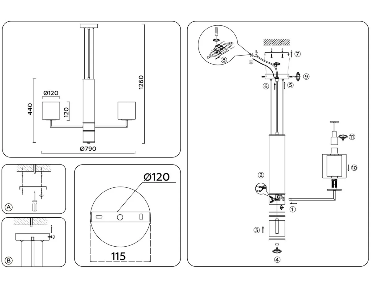 картинка Подвесная люстра LH56003