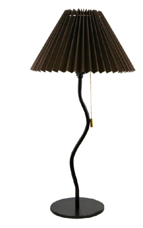 картинка 33001 Черный+Коричневый (1) Светильник настольный