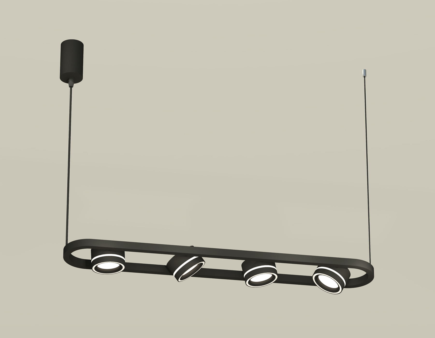 картинка Комплект подвесного поворотного светильника с акрилом