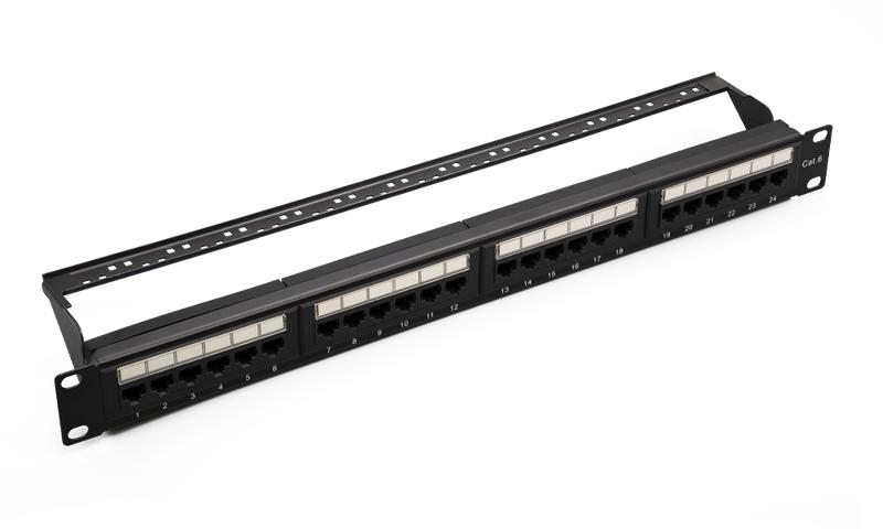 картинка Патч-панель UTP 24хRJ-45 кат.6 1U 19дюйм SUPRLAN 10-0427