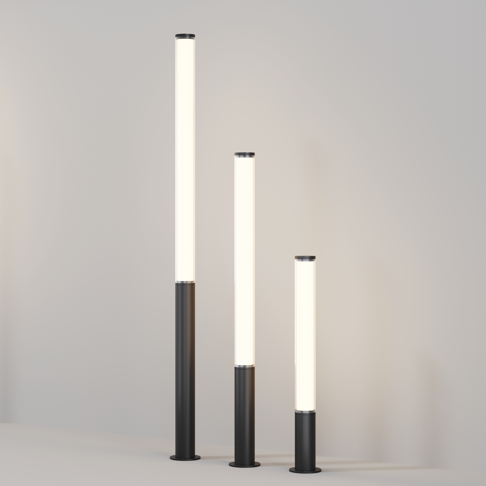 картинка Садово-парковый светильник Outdoor O467FL-L100B3K