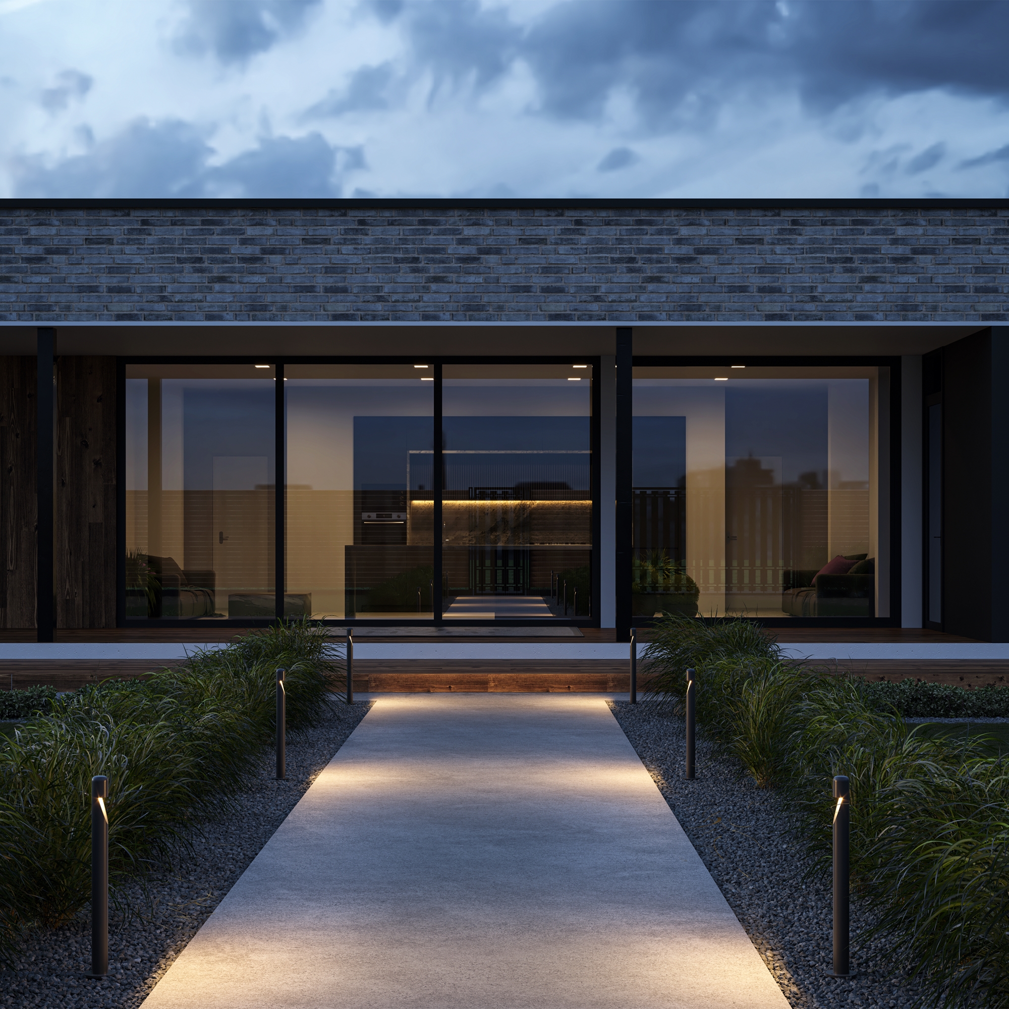 картинка Ландшафтный светильник Outdoor O423FL-L5GF