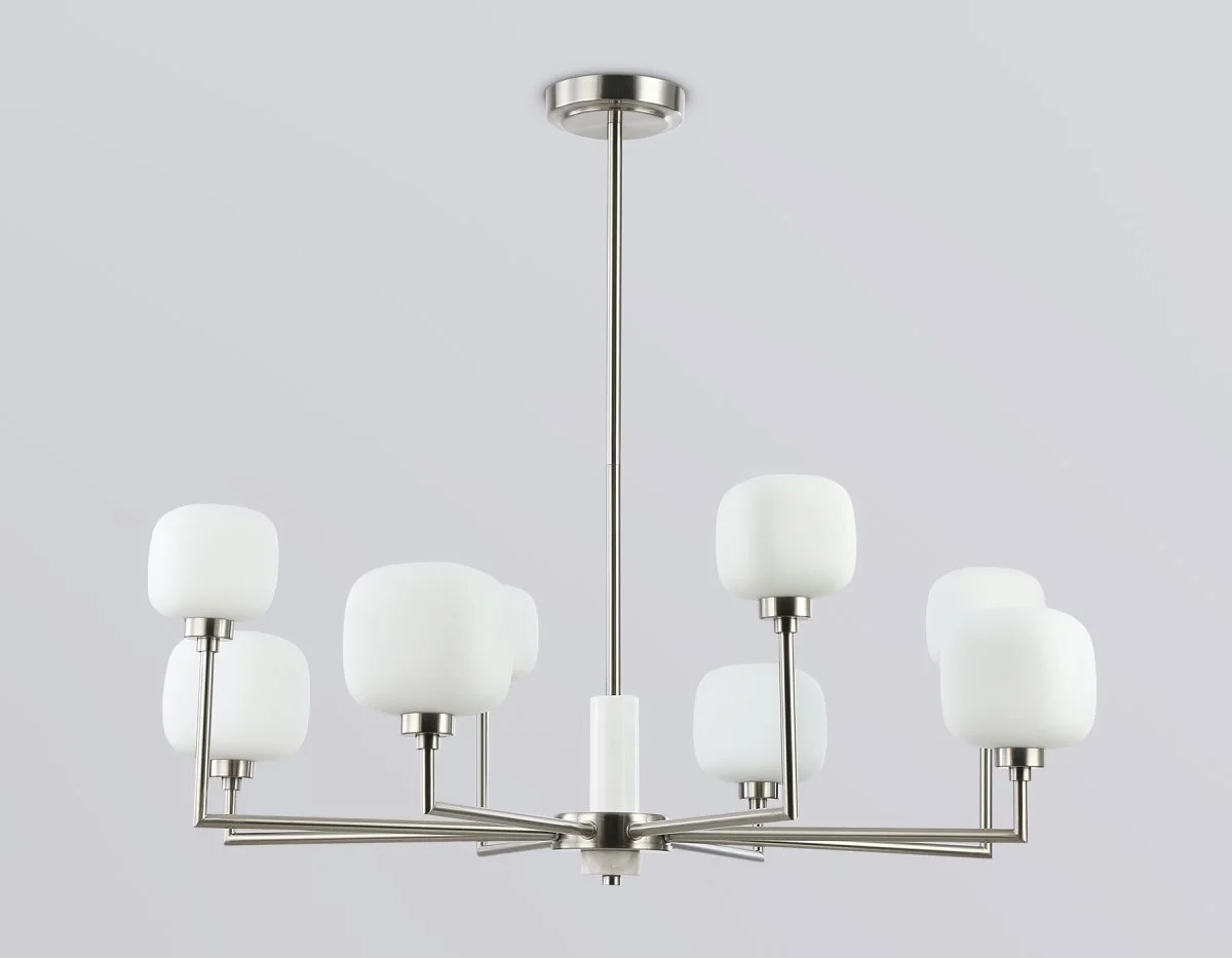 картинка Люстра на штанге с мрамором LH53003