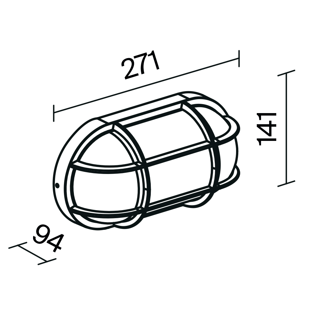 картинка Настенный светильник (бра) Outdoor O449WL-01GF1