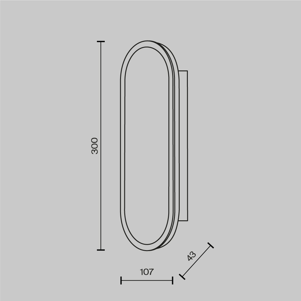 картинка Настенный светильник (бра) Maytoni MOD429WL-L15BSK